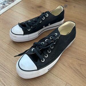 Platform low top converse - size 7.5